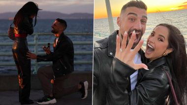 Becky G Gets Engaged to Soccer Player Sebastian Lletget! Shares Adorable Photos of Proposal During Sunset by the Sea